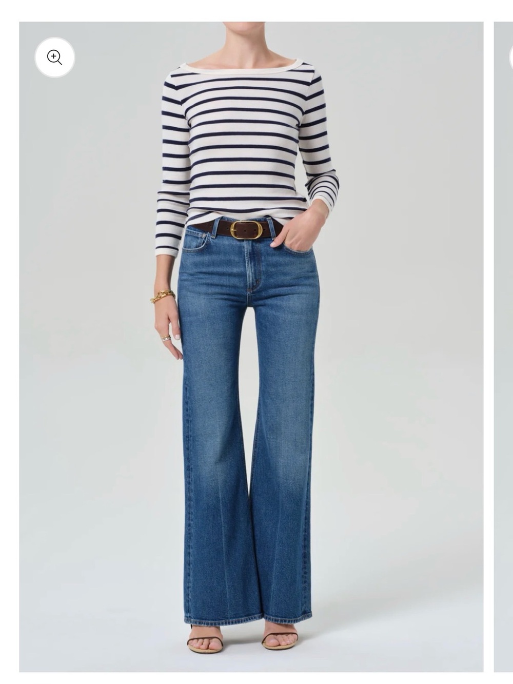 Citizens of Humanity “Kimberly” Wide Leg Jeans, size 28